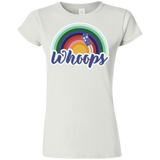 T-Shirts White / S 13th Doctor Retro Whoops Junior Slimmer-Fit T-Shirt