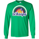 T-Shirts Irish Green / S 13th Doctor Retro Whoops Men's Long Sleeve T-Shirt