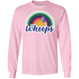 T-Shirts Light Pink / S 13th Doctor Retro Whoops Men's Long Sleeve T-Shirt