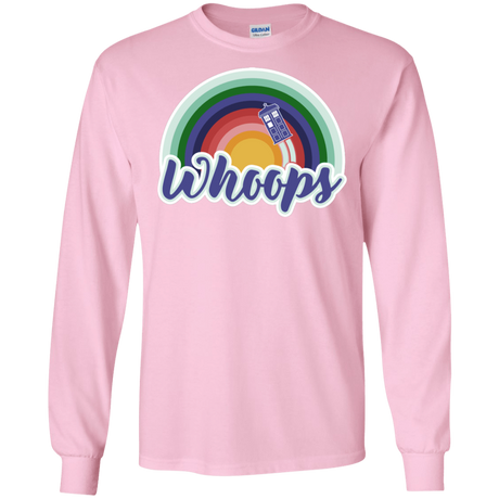 T-Shirts Light Pink / S 13th Doctor Retro Whoops Men's Long Sleeve T-Shirt