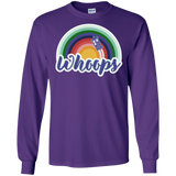 T-Shirts Purple / S 13th Doctor Retro Whoops Men's Long Sleeve T-Shirt