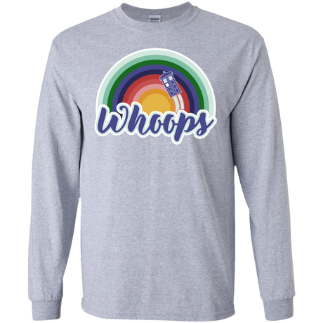 T-Shirts Sport Grey / S 13th Doctor Retro Whoops Men's Long Sleeve T-Shirt