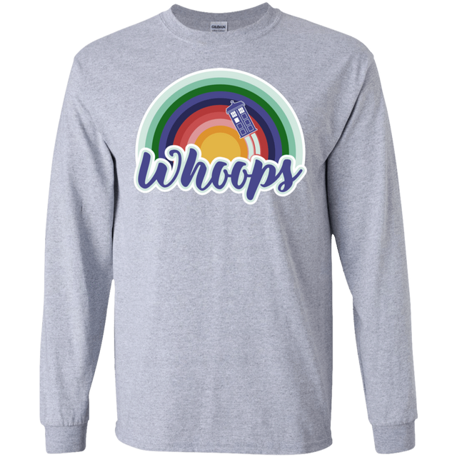 T-Shirts Sport Grey / S 13th Doctor Retro Whoops Men's Long Sleeve T-Shirt