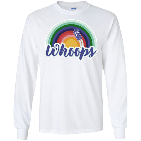 T-Shirts White / S 13th Doctor Retro Whoops Men's Long Sleeve T-Shirt