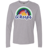 T-Shirts Heather Grey / S 13th Doctor Retro Whoops Men's Premium Long Sleeve