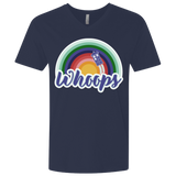 T-Shirts Midnight Navy / X-Small 13th Doctor Retro Whoops Men's Premium V-Neck