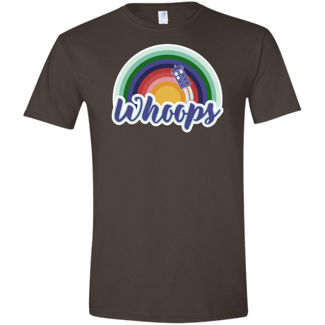 T-Shirts Dark Chocolate / S 13th Doctor Retro Whoops Men's Semi-Fitted Softstyle