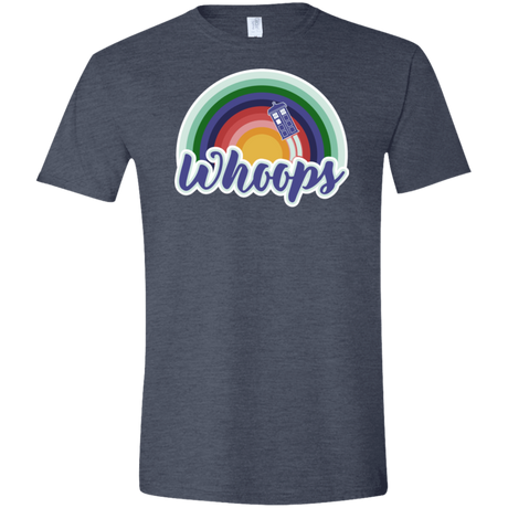 T-Shirts Heather Navy / S 13th Doctor Retro Whoops Men's Semi-Fitted Softstyle