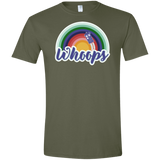 T-Shirts Military Green / S 13th Doctor Retro Whoops Men's Semi-Fitted Softstyle