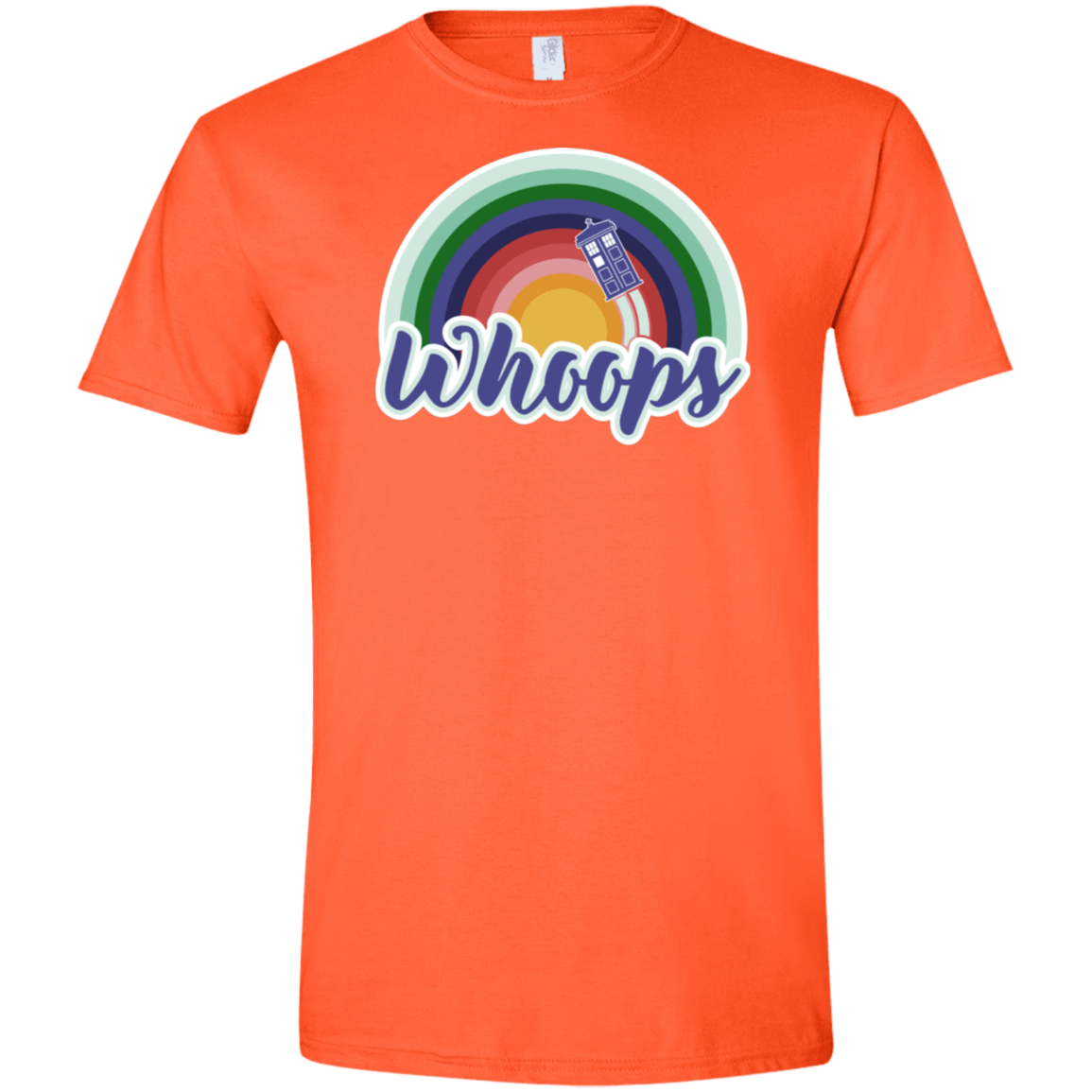 T-Shirts Orange / S 13th Doctor Retro Whoops Men's Semi-Fitted Softstyle