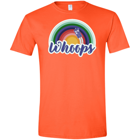 T-Shirts Orange / S 13th Doctor Retro Whoops Men's Semi-Fitted Softstyle