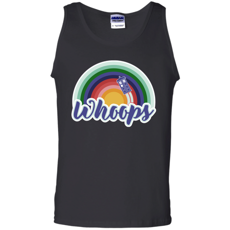 T-Shirts Black / S 13th Doctor Retro Whoops Men's Tank Top