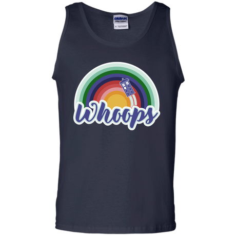 T-Shirts Navy / S 13th Doctor Retro Whoops Men's Tank Top