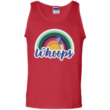 T-Shirts Red / S 13th Doctor Retro Whoops Men's Tank Top