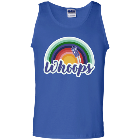 T-Shirts Royal / S 13th Doctor Retro Whoops Men's Tank Top