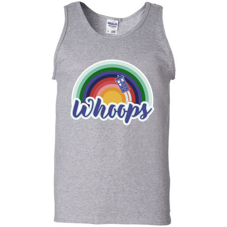 T-Shirts Sport Grey / S 13th Doctor Retro Whoops Men's Tank Top