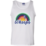 T-Shirts White / S 13th Doctor Retro Whoops Men's Tank Top