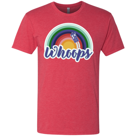T-Shirts Vintage Red / S 13th Doctor Retro Whoops Men's Triblend T-Shirt
