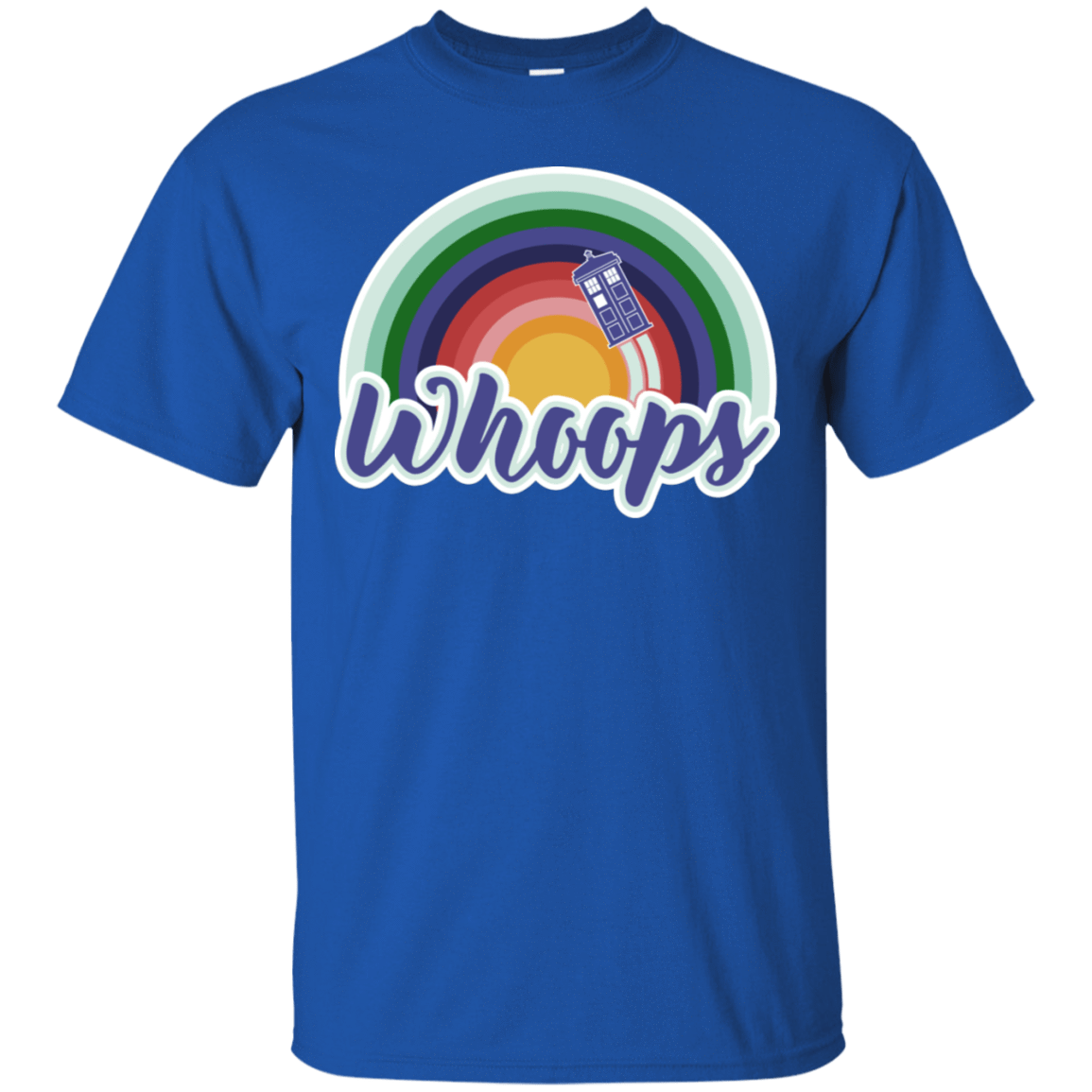 T-Shirts Royal / S 13th Doctor Retro Whoops T-Shirt