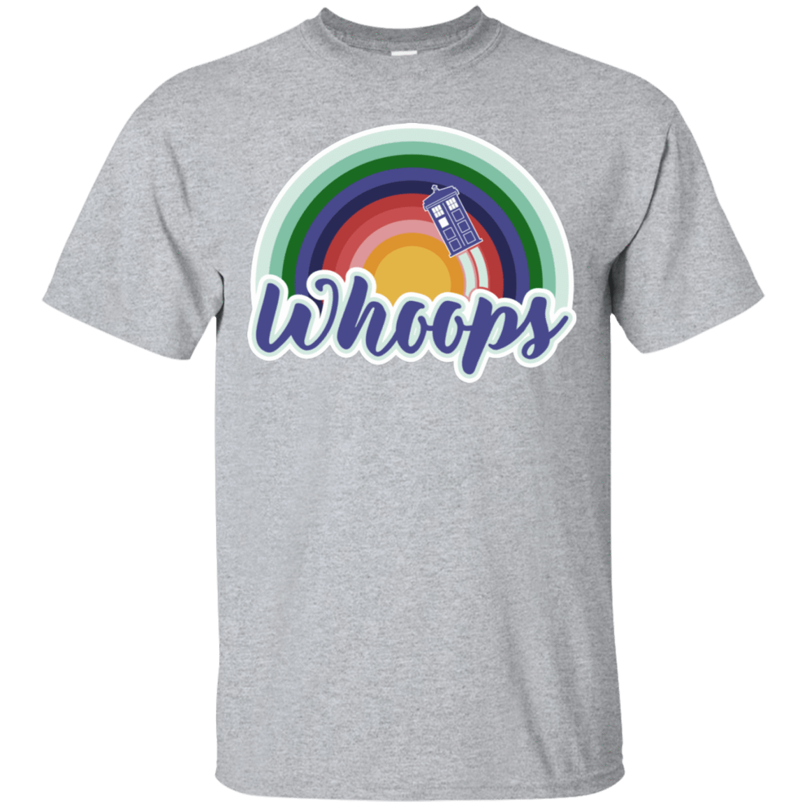 T-Shirts Sport Grey / S 13th Doctor Retro Whoops T-Shirt