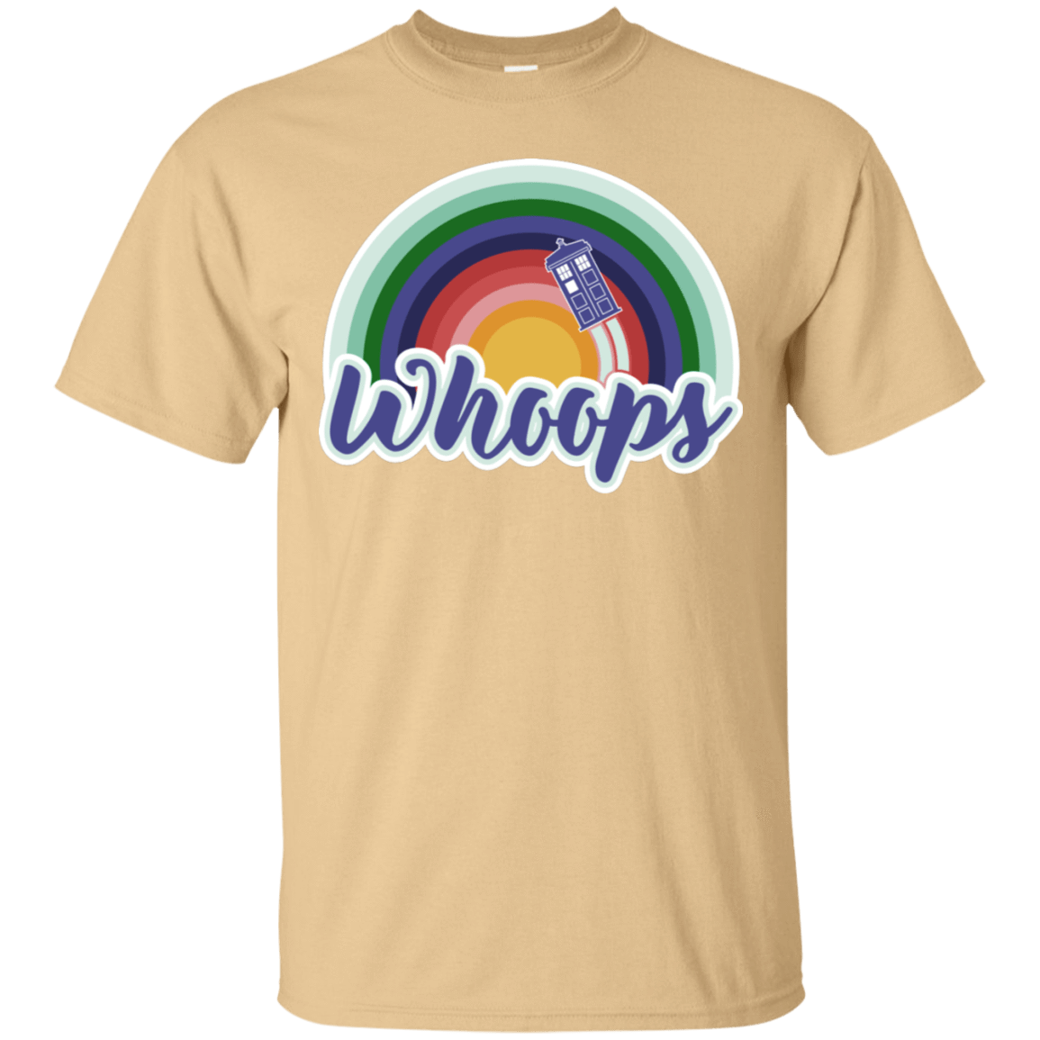 T-Shirts Vegas Gold / S 13th Doctor Retro Whoops T-Shirt