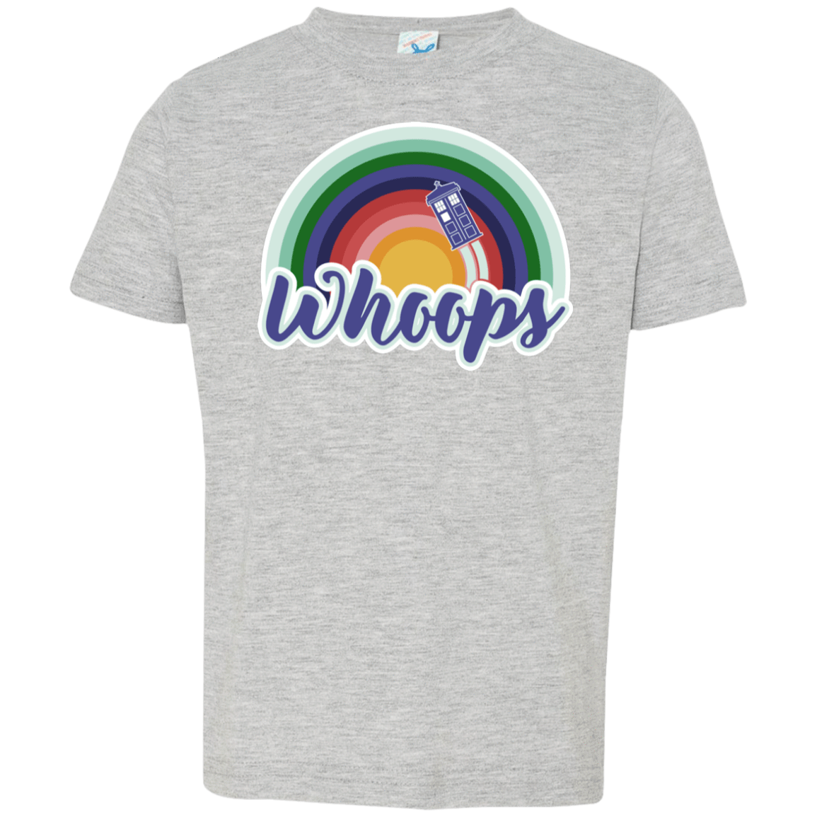 T-Shirts Heather Grey / 2T 13th Doctor Retro Whoops Toddler Premium T-Shirt