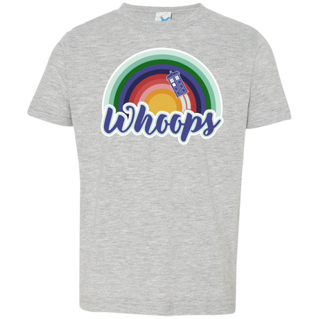 T-Shirts Heather Grey / 2T 13th Doctor Retro Whoops Toddler Premium T-Shirt