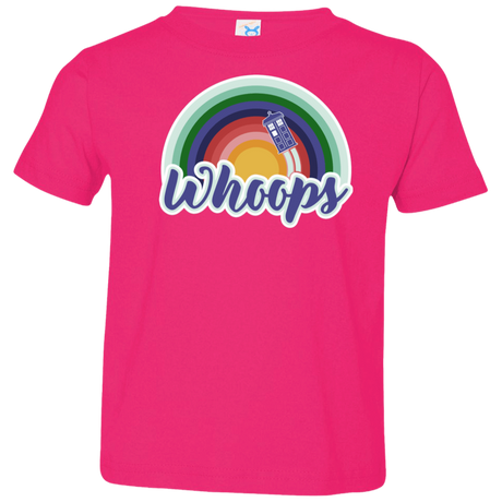 T-Shirts Hot Pink / 2T 13th Doctor Retro Whoops Toddler Premium T-Shirt