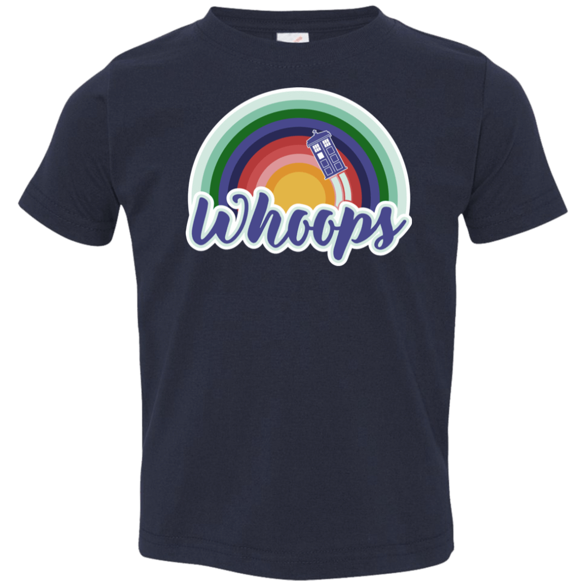 T-Shirts Navy / 2T 13th Doctor Retro Whoops Toddler Premium T-Shirt