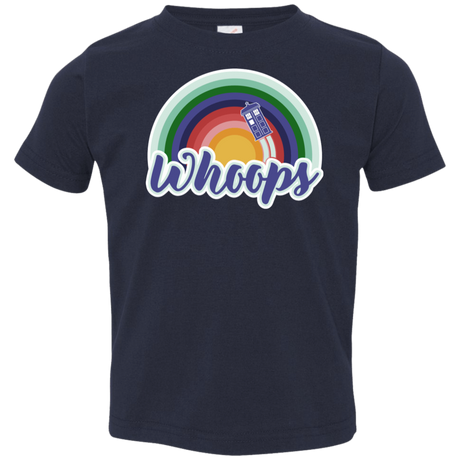 T-Shirts Navy / 2T 13th Doctor Retro Whoops Toddler Premium T-Shirt