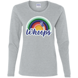 T-Shirts Sport Grey / S 13th Doctor Retro Whoops Women's Long Sleeve T-Shirt