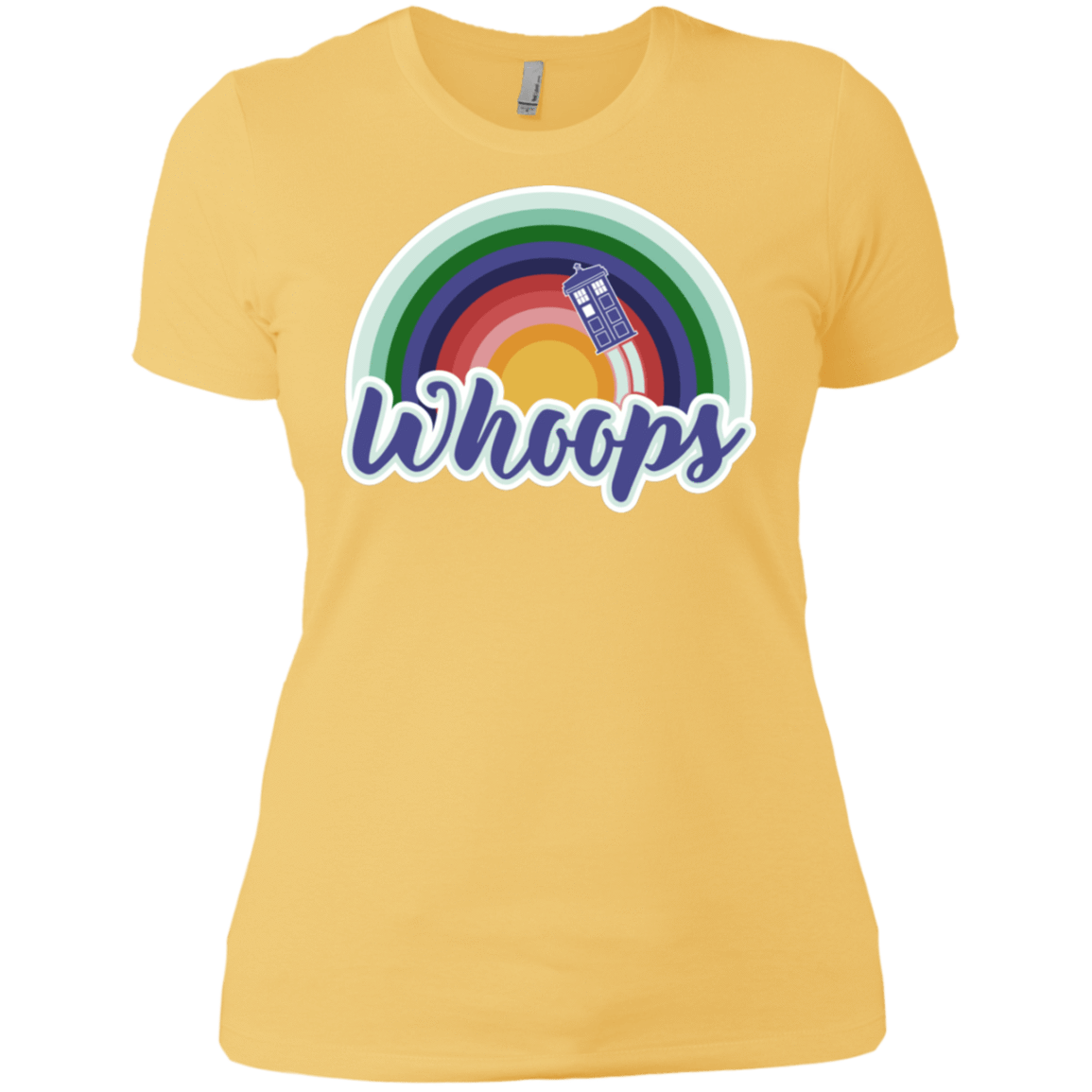 T-Shirts Banana Cream/ / X-Small 13th Doctor Retro Whoops Women's Premium T-Shirt