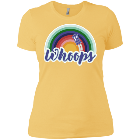 T-Shirts Banana Cream/ / X-Small 13th Doctor Retro Whoops Women's Premium T-Shirt