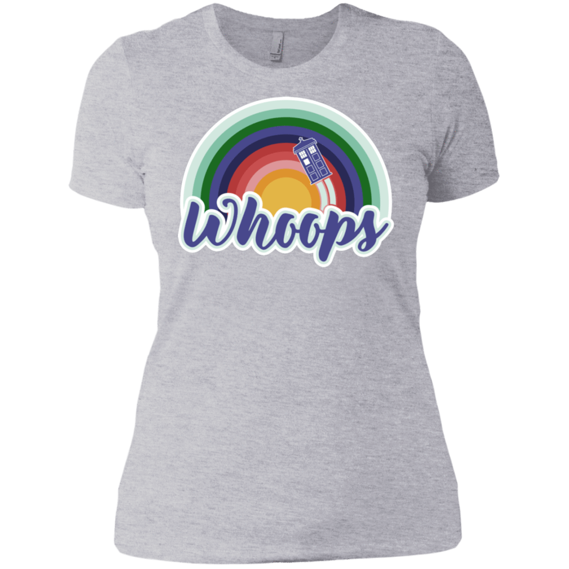 T-Shirts Heather Grey / X-Small 13th Doctor Retro Whoops Women's Premium T-Shirt