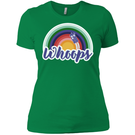 T-Shirts Kelly Green / X-Small 13th Doctor Retro Whoops Women's Premium T-Shirt