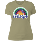 T-Shirts Light Olive / X-Small 13th Doctor Retro Whoops Women's Premium T-Shirt