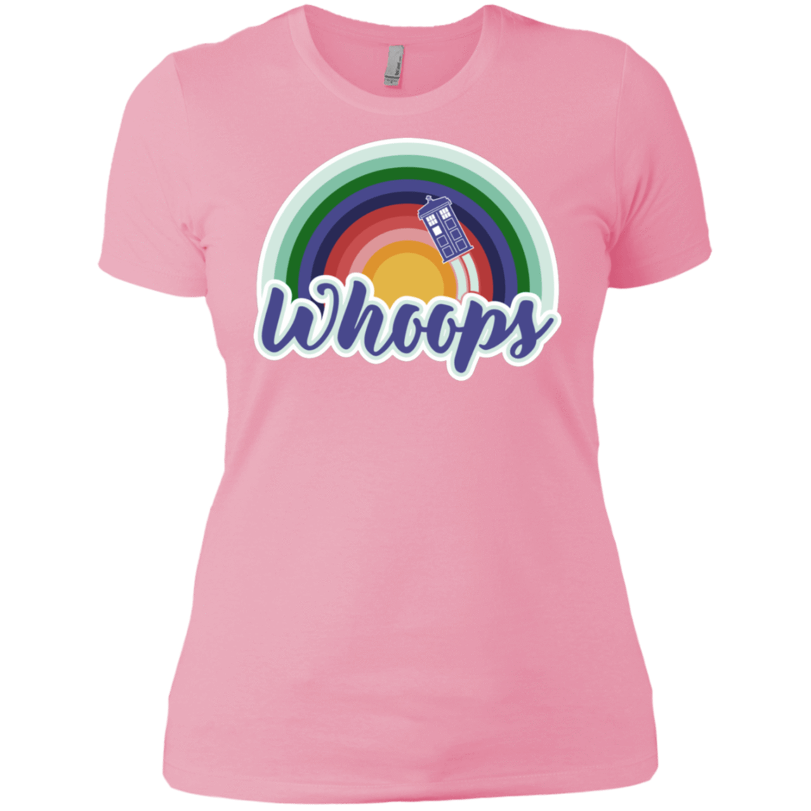 T-Shirts Light Pink / X-Small 13th Doctor Retro Whoops Women's Premium T-Shirt