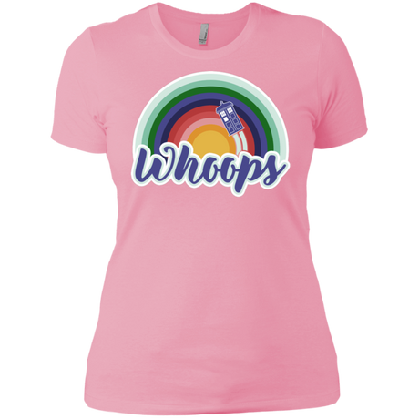 T-Shirts Light Pink / X-Small 13th Doctor Retro Whoops Women's Premium T-Shirt