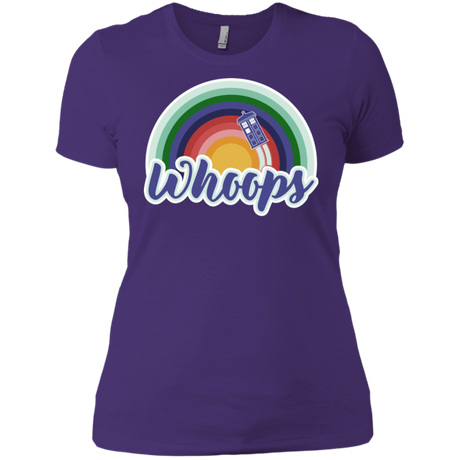 T-Shirts Purple Rush/ / X-Small 13th Doctor Retro Whoops Women's Premium T-Shirt