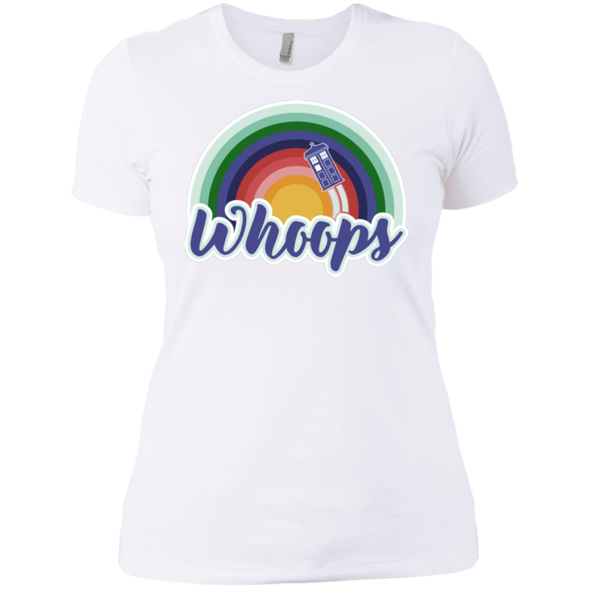 T-Shirts White / X-Small 13th Doctor Retro Whoops Women's Premium T-Shirt