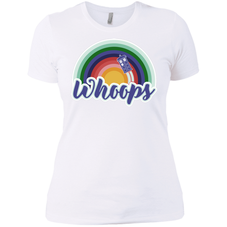 T-Shirts White / X-Small 13th Doctor Retro Whoops Women's Premium T-Shirt