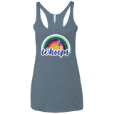 T-Shirts Indigo / X-Small 13th Doctor Retro Whoops Women's Triblend Racerback Tank