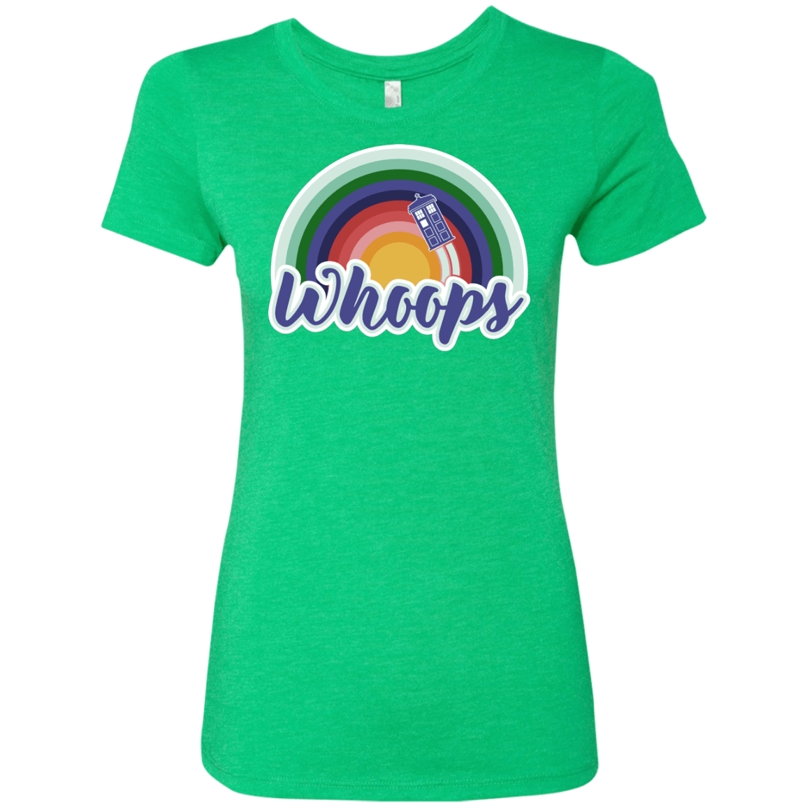 T-Shirts Envy / S 13th Doctor Retro Whoops Women's Triblend T-Shirt