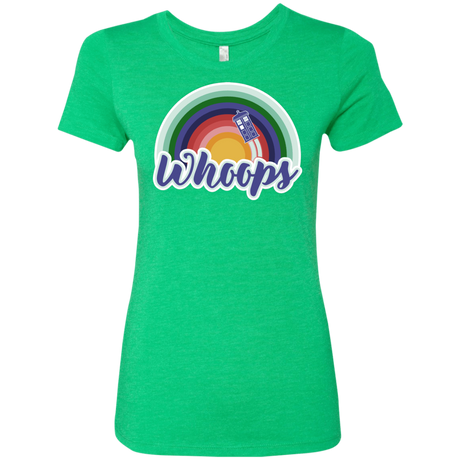 T-Shirts Envy / S 13th Doctor Retro Whoops Women's Triblend T-Shirt