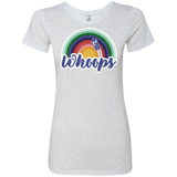 T-Shirts Heather White / S 13th Doctor Retro Whoops Women's Triblend T-Shirt