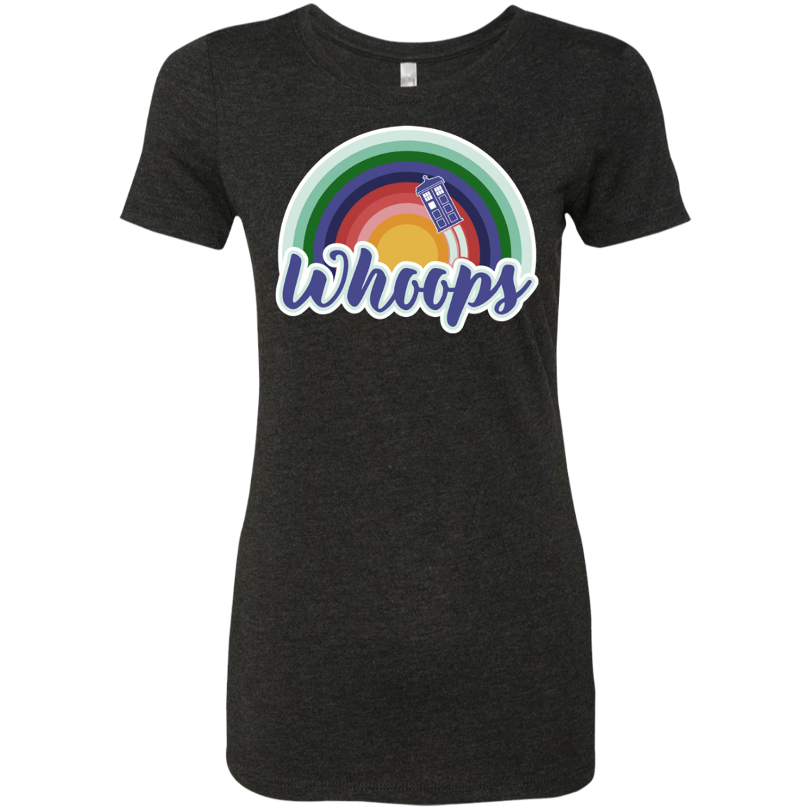 T-Shirts Vintage Black / S 13th Doctor Retro Whoops Women's Triblend T-Shirt