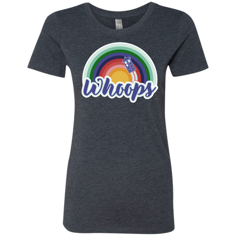 T-Shirts Vintage Navy / S 13th Doctor Retro Whoops Women's Triblend T-Shirt