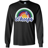 T-Shirts Black / YS 13th Doctor Retro Whoops Youth Long Sleeve T-Shirt