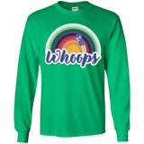 T-Shirts Irish Green / YS 13th Doctor Retro Whoops Youth Long Sleeve T-Shirt