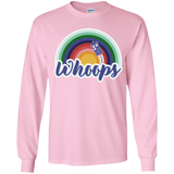 T-Shirts Light Pink / YS 13th Doctor Retro Whoops Youth Long Sleeve T-Shirt